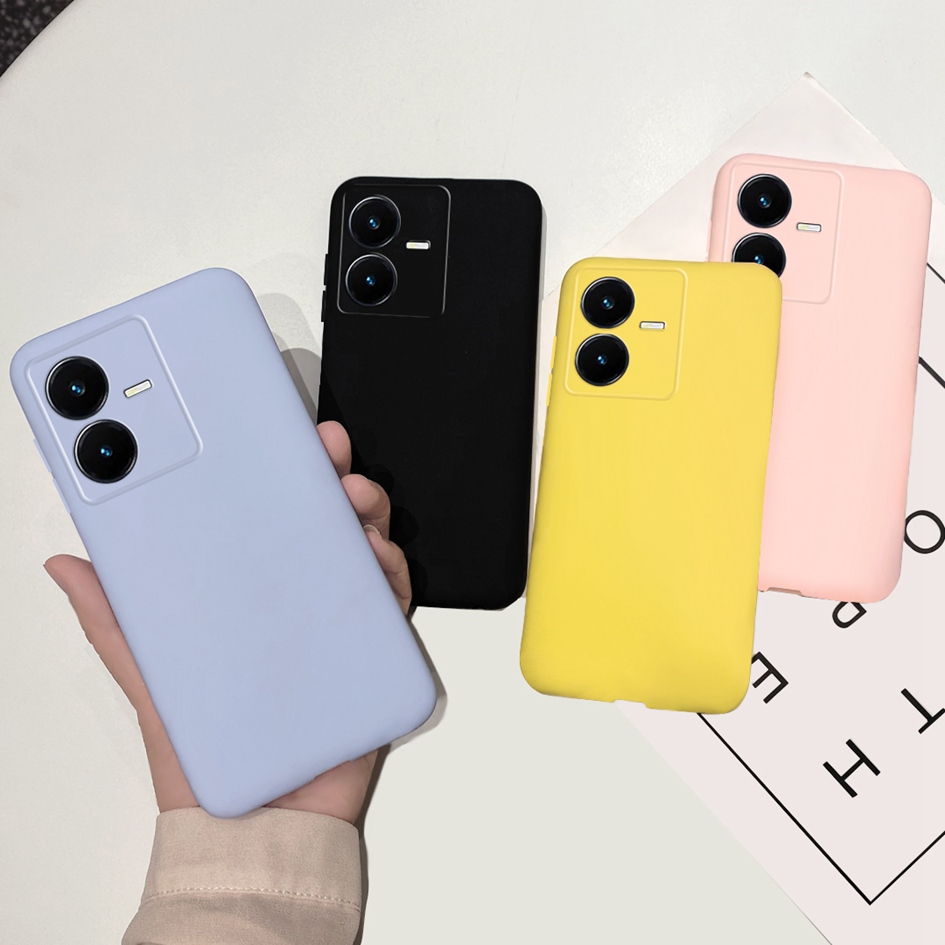 Candy Color Case For Vivo Y22s - Phone Cases On Sale review and price