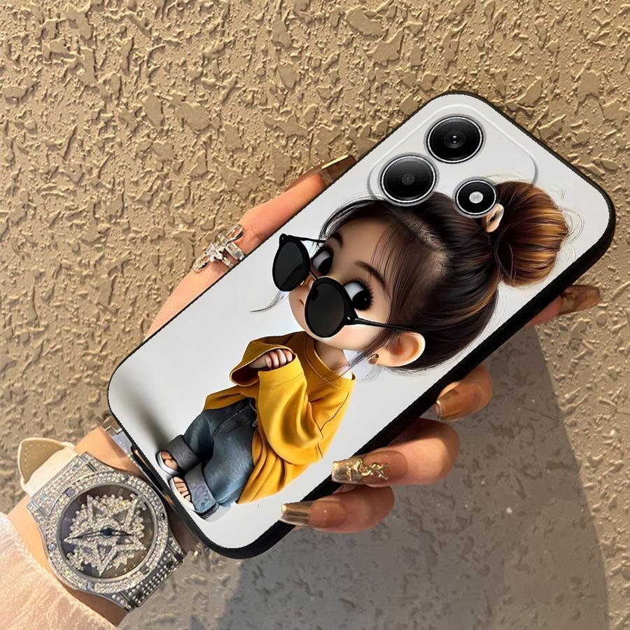 Cartoon Girl Pattern Funda Pho - Phone Cases Redmi review and price