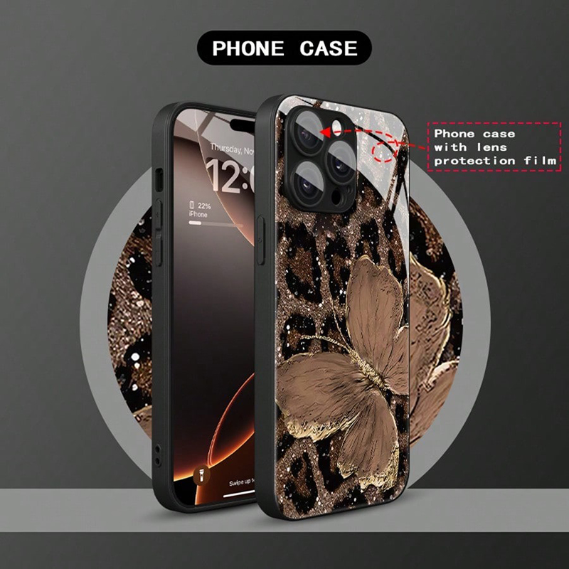 Luxury Butterfly Leopard Patte - Phone Cases Classy review and price