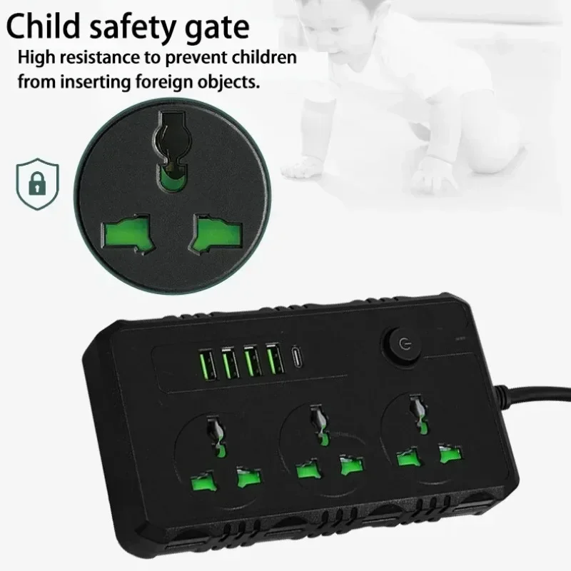 Power Strip with 4 USB and 1 T - Phone Cases Uk review and price