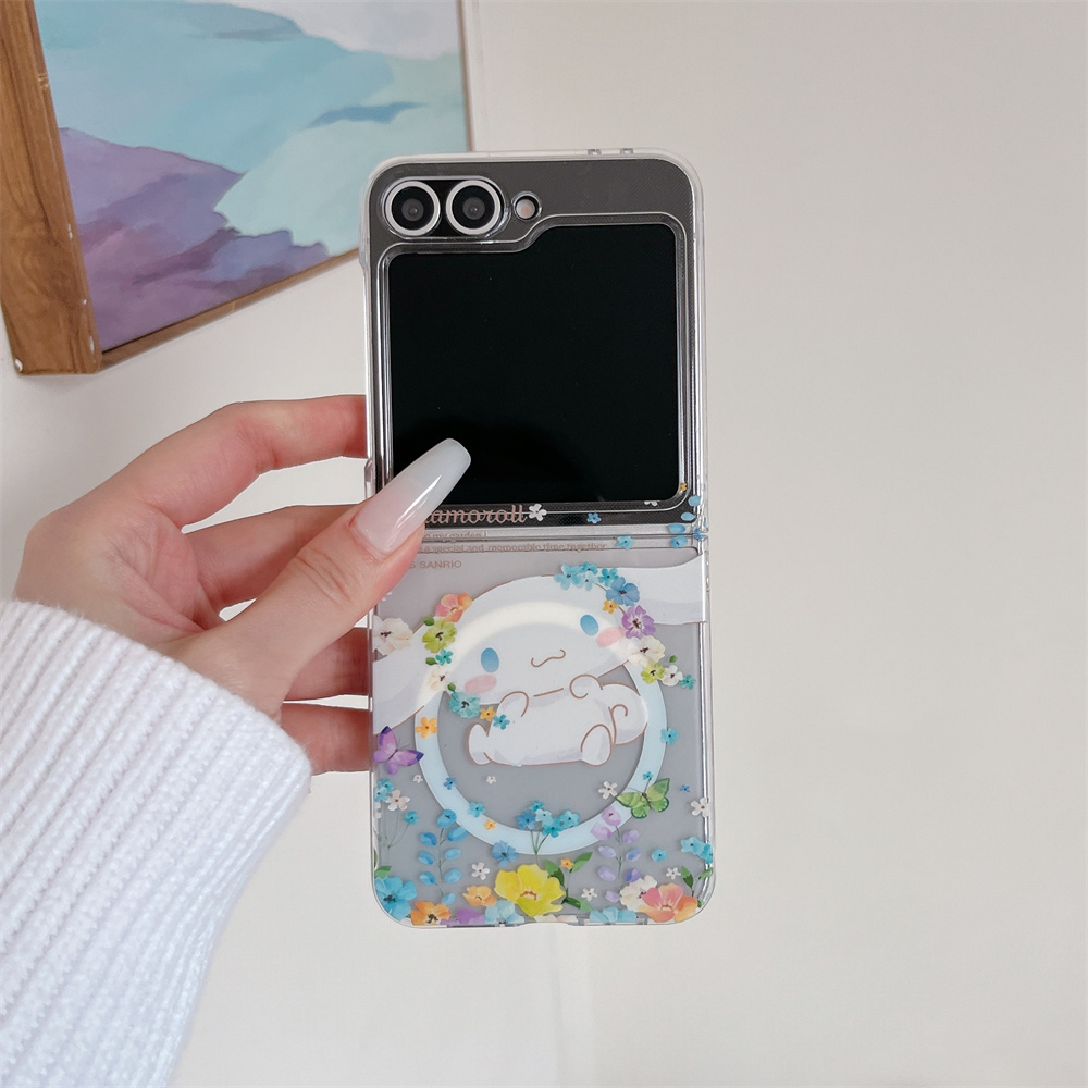 Cute Cartoon Cinnamon Dog Melo - Phone Cases Z Flip 5 review and price