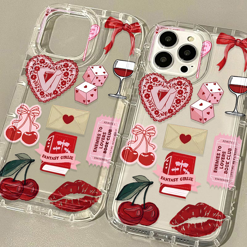Korean Cute Cherry Bow Phone C - Phone Cases Cherry review and price
