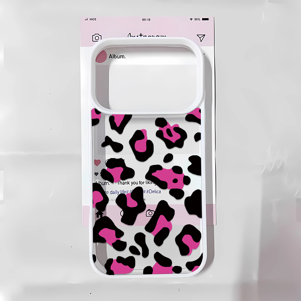 Leopard Pattern Cute Pink Wild - Phone Cases Best review and price