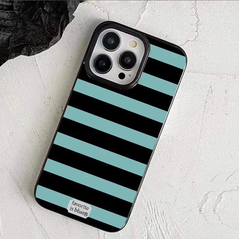 Luxury Blue Stripe Phone Case  - Phone Cases Classy review and price