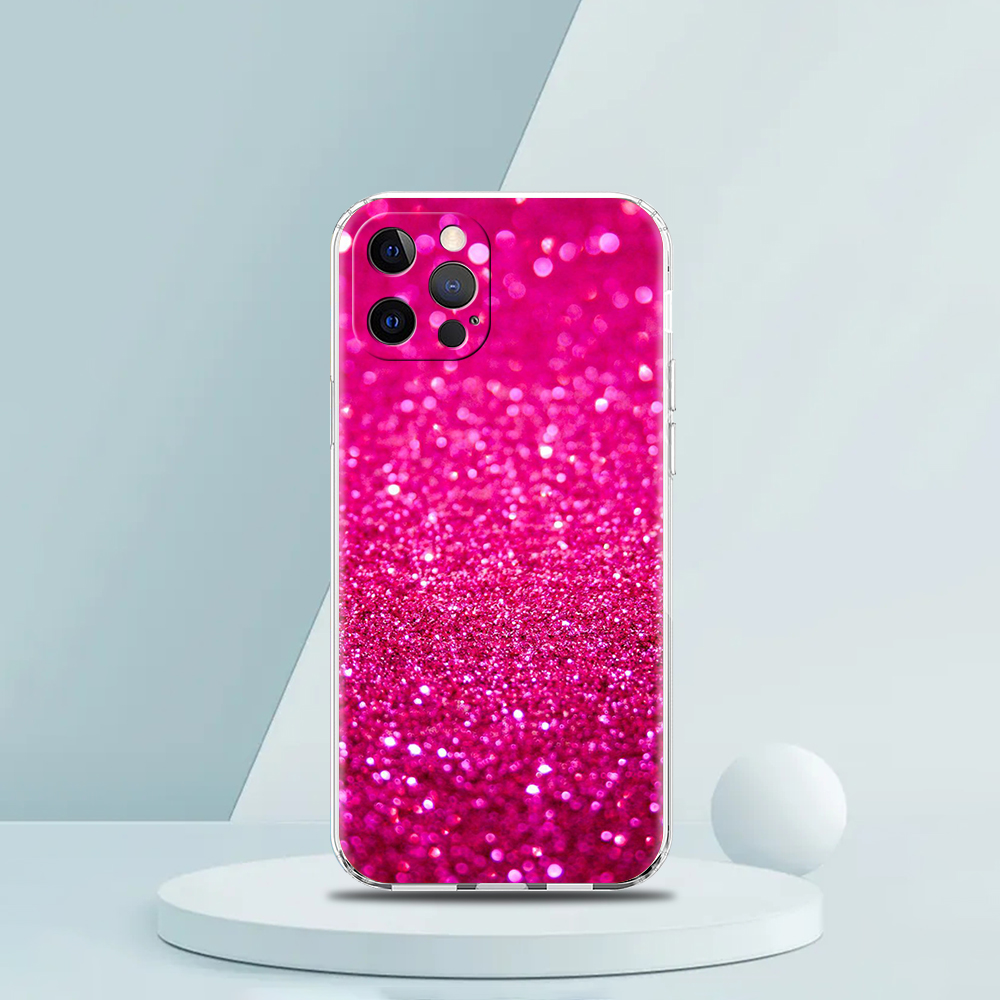 Pink Glitter Soft Transparent  - Phone Cases Best review and price