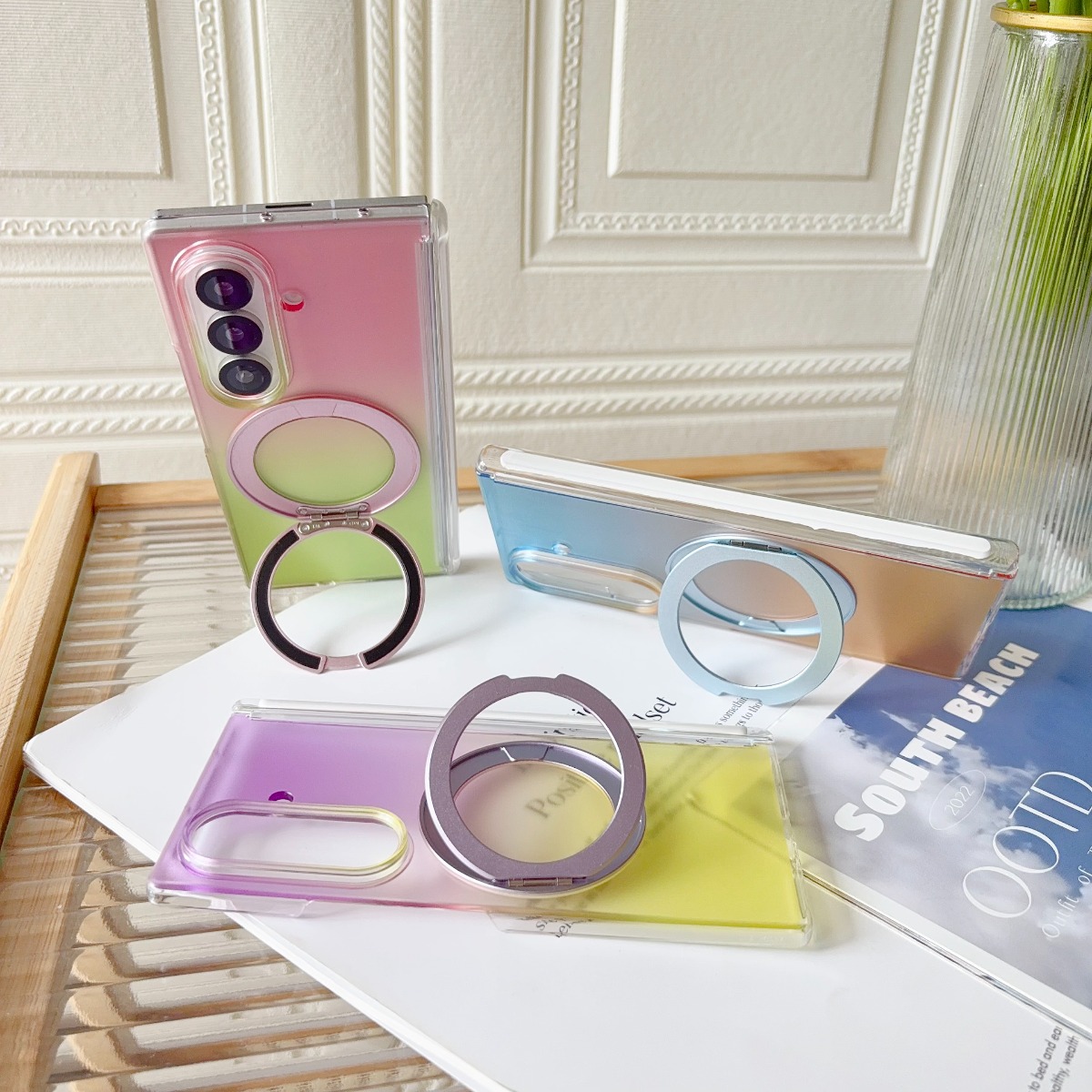 Gradient Transparent Rotate Ri - Ring Stand Case review and price