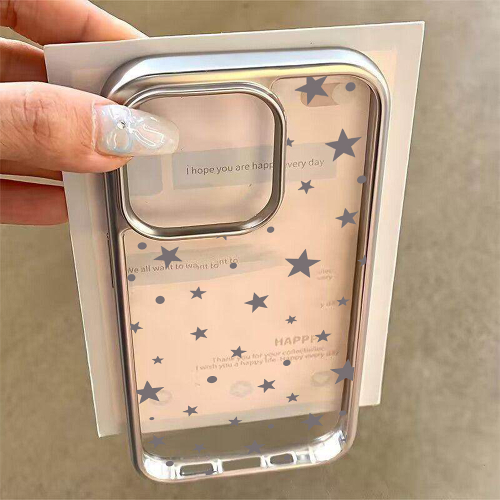 Y2K Stars Fashion Clear Cases  - Phone Cases Best review and price