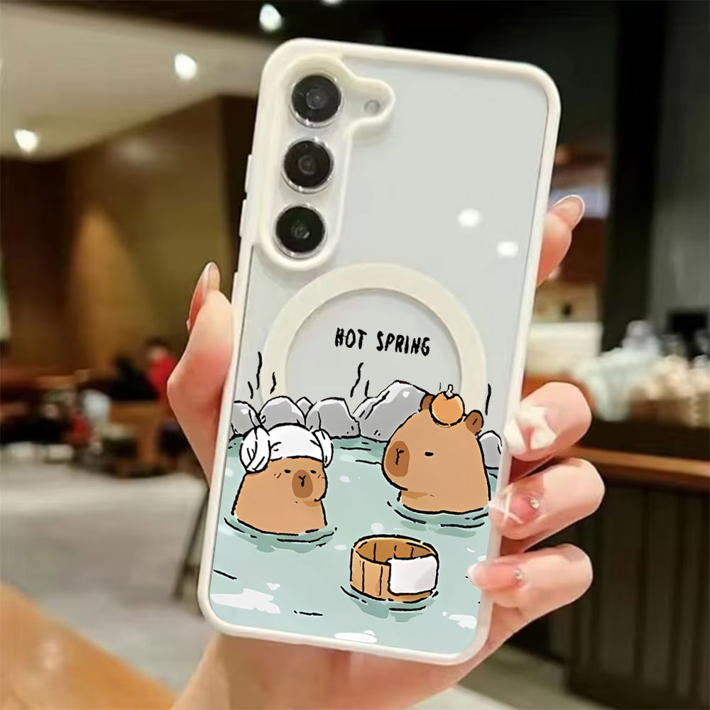 Color Transparent Magnetic Pho - Phone Cases Samsung S24 review and price