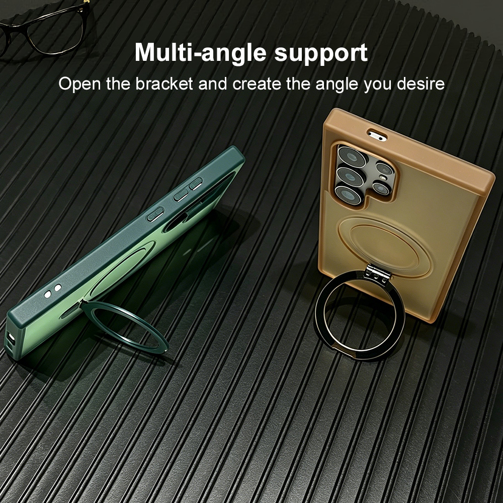 Skin-Feel Magnetic Stand Phone - Ring Stand Case review and price