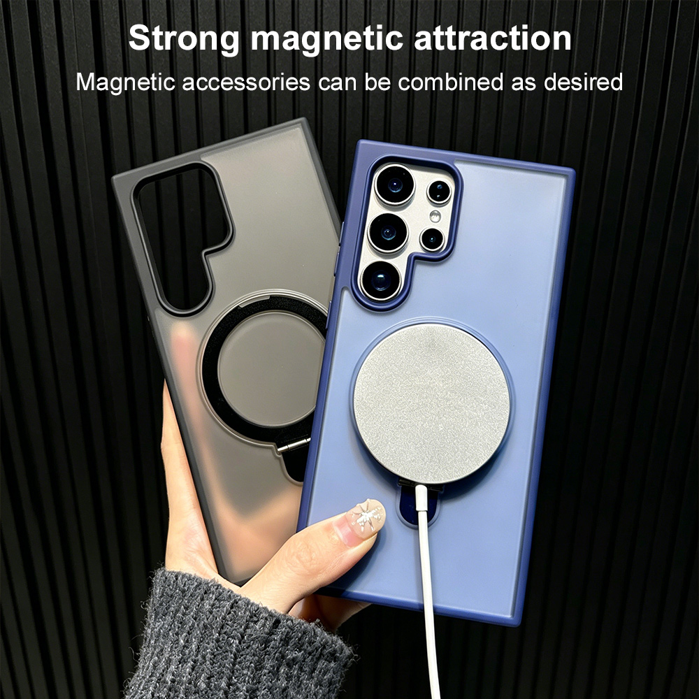 Skin-Feel Magnetic Stand Phone - Ring Stand Case review and price
