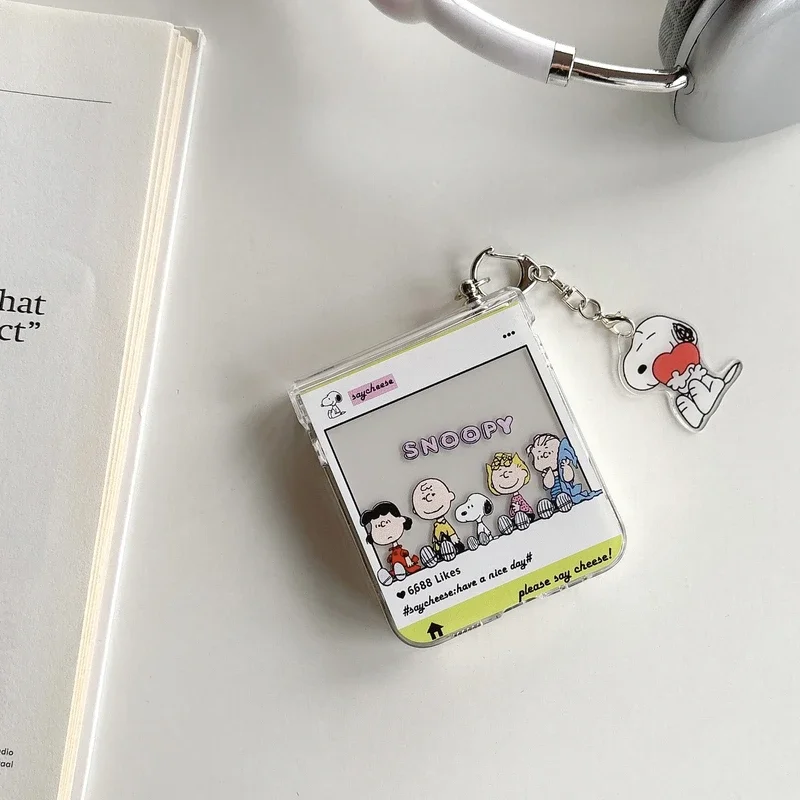 Cute Cartoon Snoopy Charlie Br - Phone Cases Z Flip 5 review and price