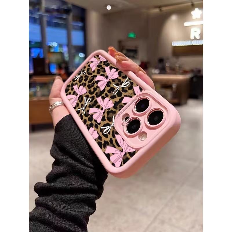Leopard Print Bow Phone Case F - Phone Cases Iphone 14 review and price