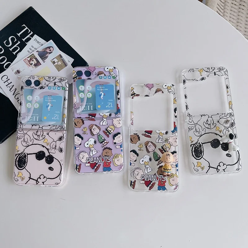 Cute Cartoon Snoopy Charlie Br - Phone Cases Z Flip 5 review and price