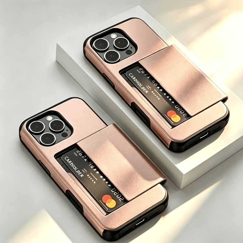 Luxury Slide Wallet Card Slot  - Phone Cases With Wallet On Back review and price