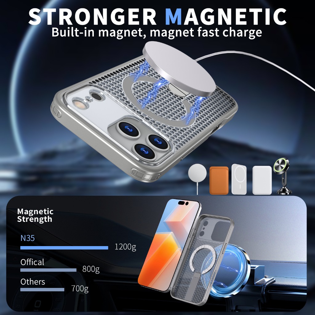 For Magsafe Magnetic Heat Diss - Heat Dissipation Case review and price