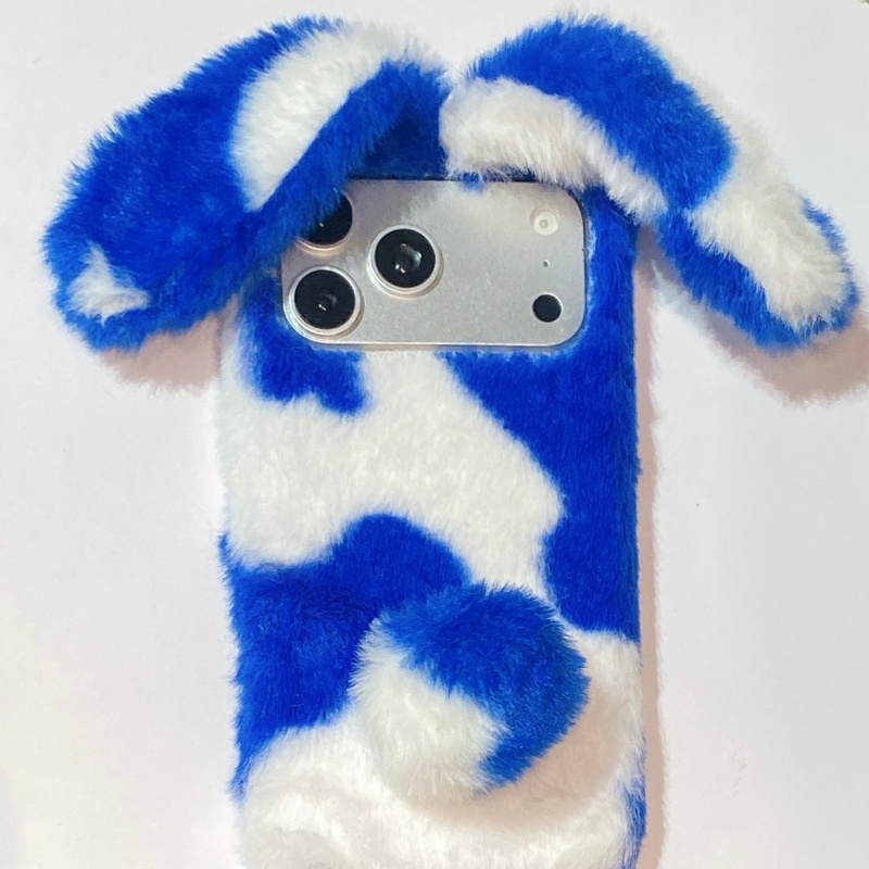 Cute Rabbit Design Fluffy Phon - Phone Cases Iphone 14 review and price