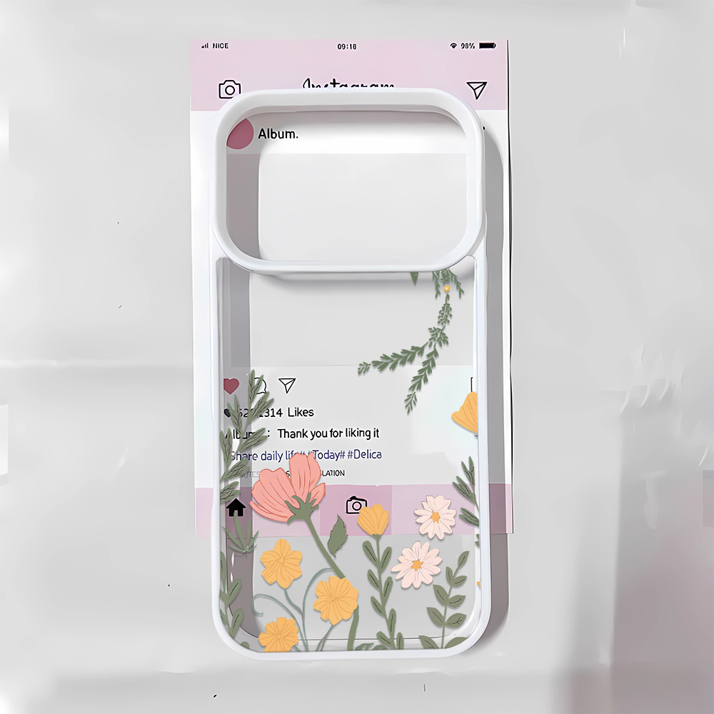 Phone Case Pink Flower Grunge  - Phone Cases Best review and price