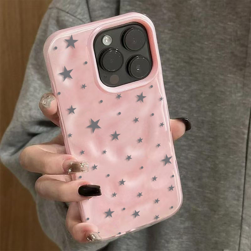 Minimalist Gray-Blue Star Wave - Phone Cases Durable review and price
