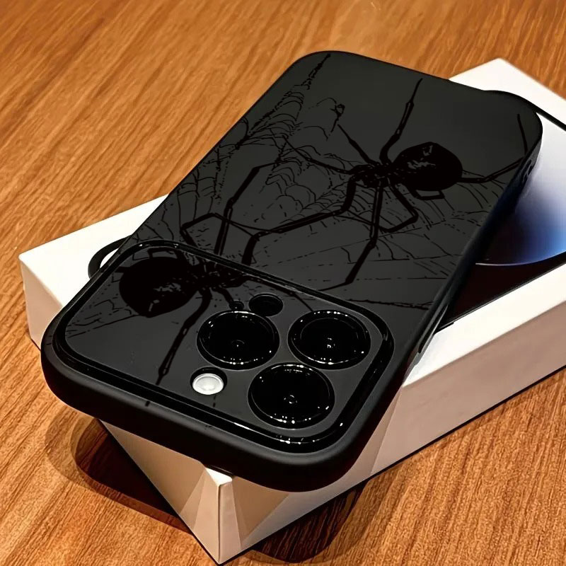Cool Black Spider Pattern Phon - Phone Cases Rugged review and price