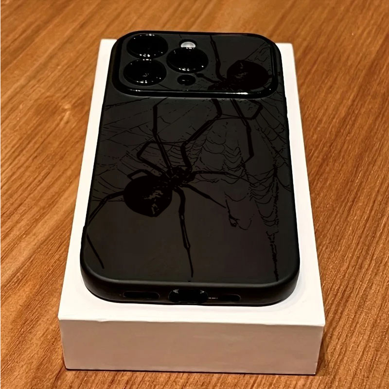 Cool Black Spider Pattern Phon - Phone Cases Rugged review and price